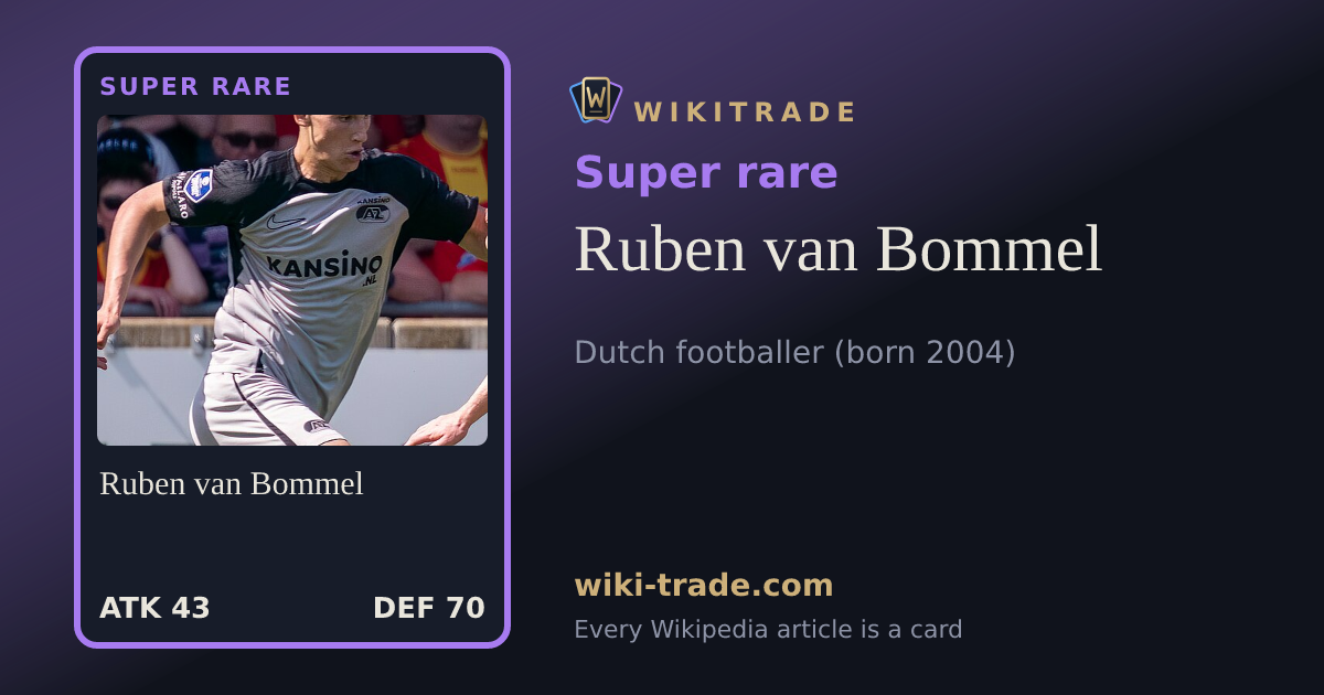 Ruben van Bommel — Super rare card