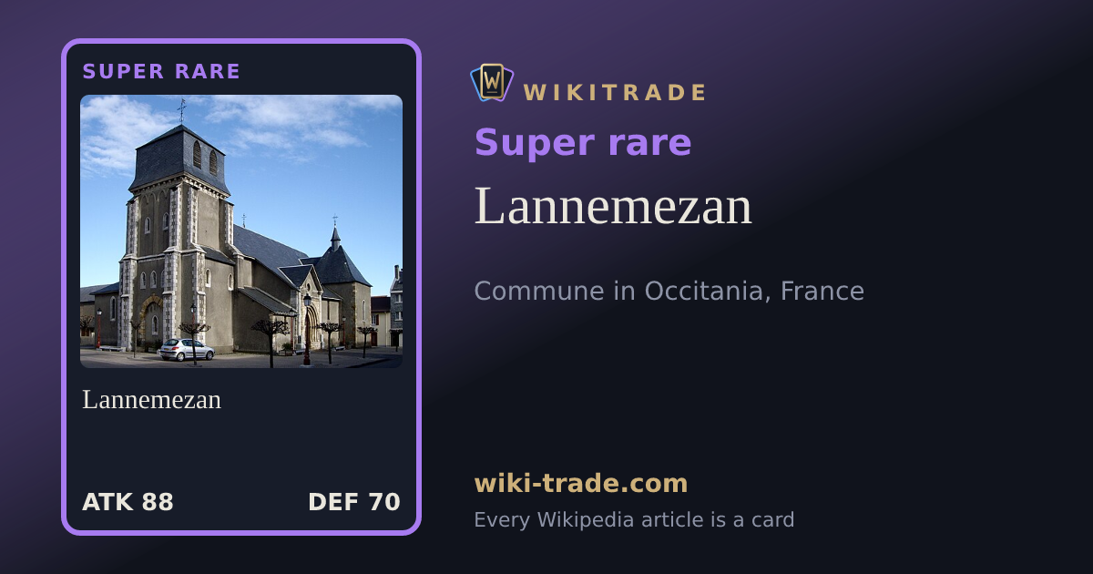 Lannemezan — Super rare card