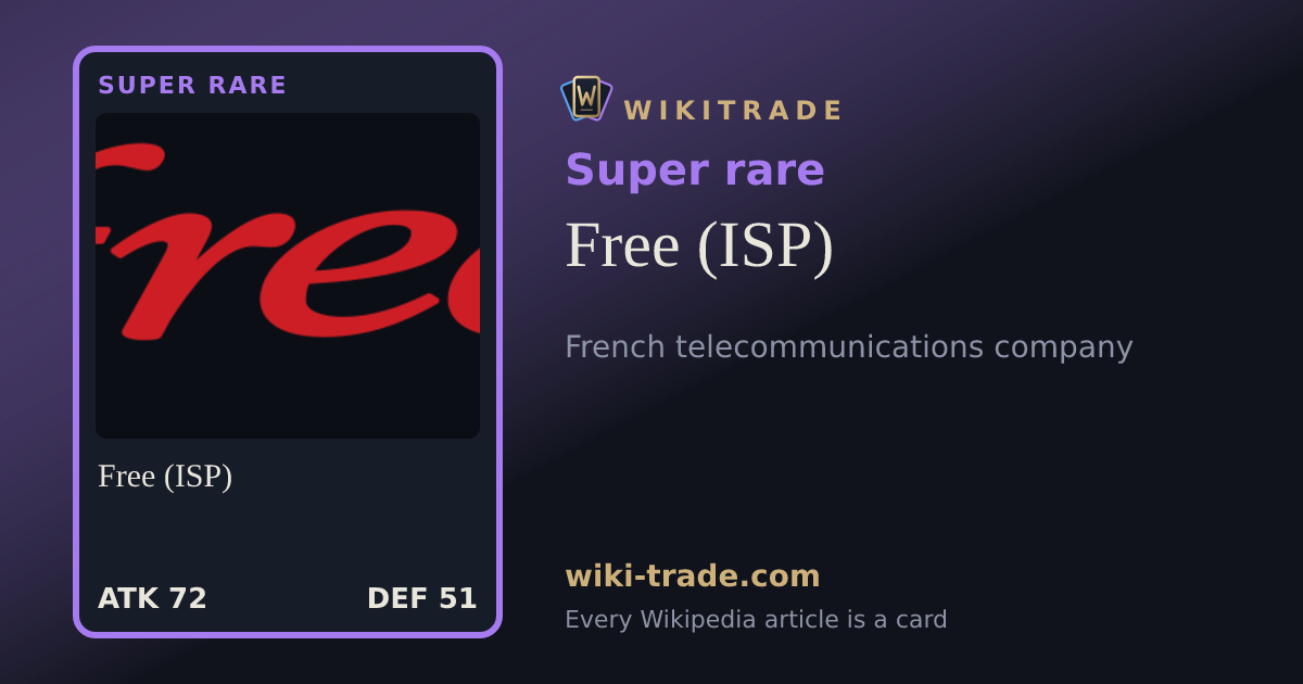 Free (ISP) — Super rare card