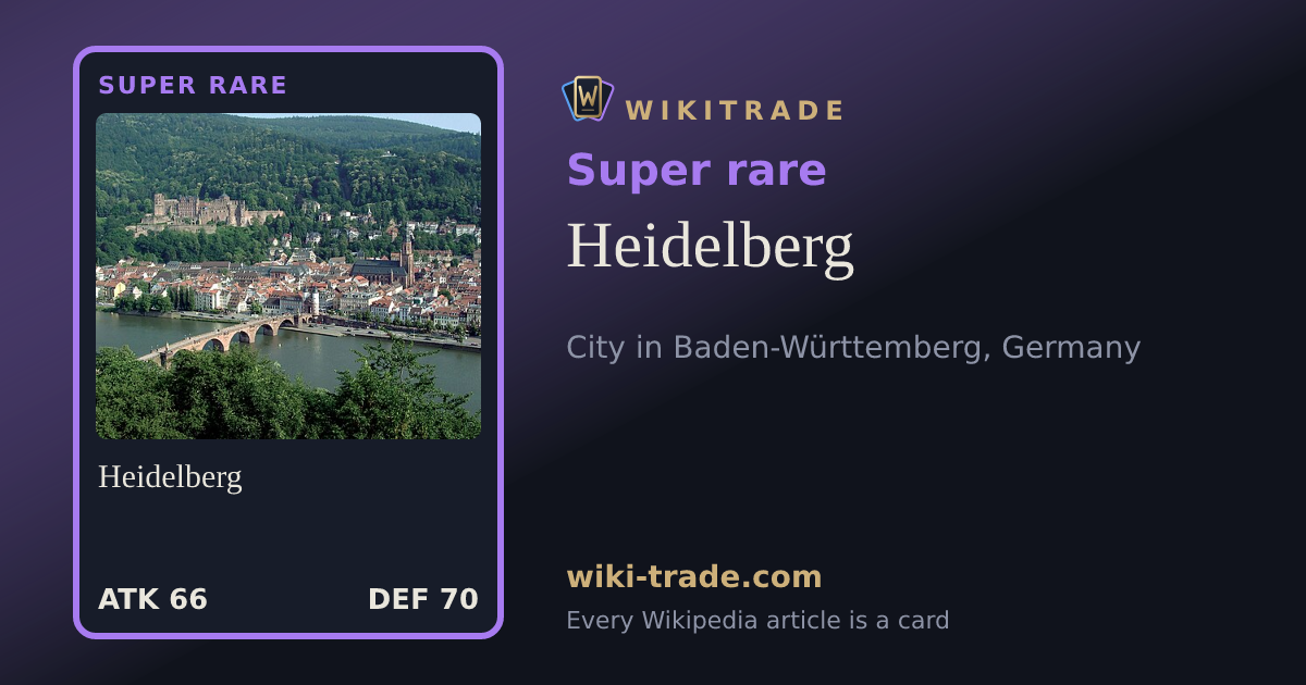 Heidelberg — Super rare card