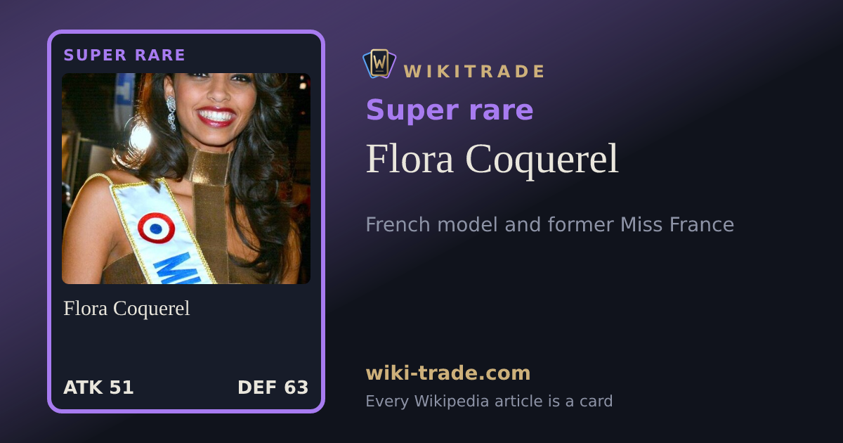 Flora Coquerel — Super rare card