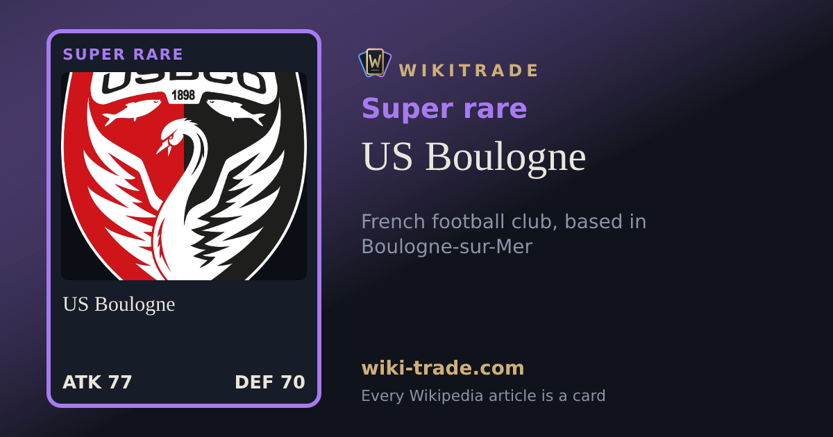 US Boulogne — Super rare card