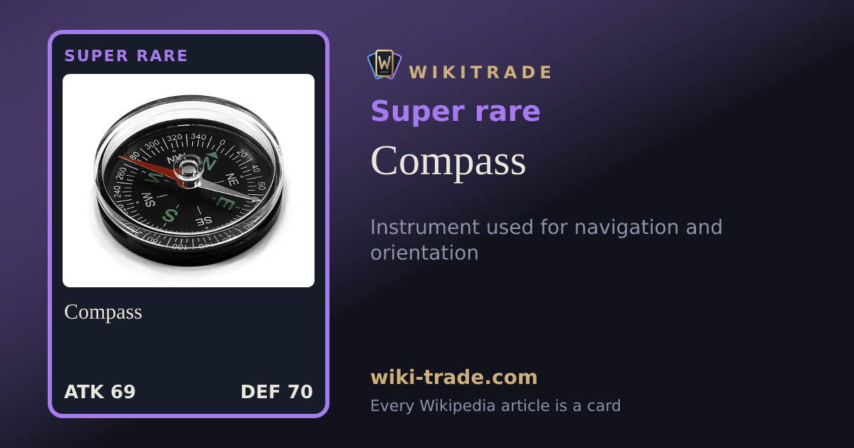 Compass — Super rare card