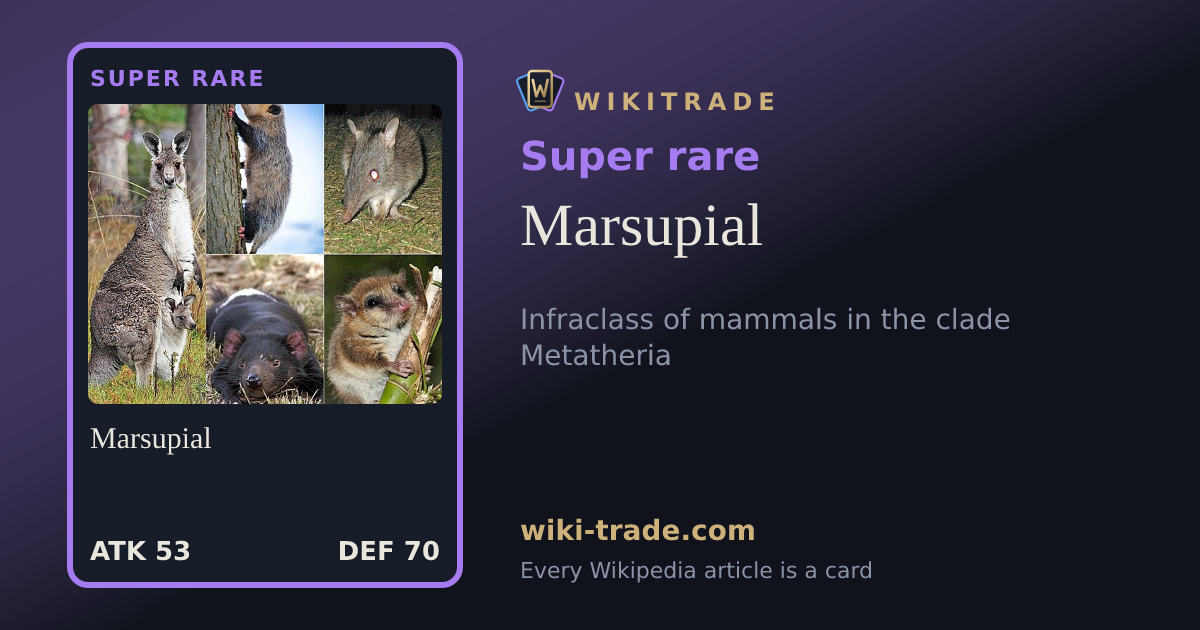 Marsupial — Super rare card