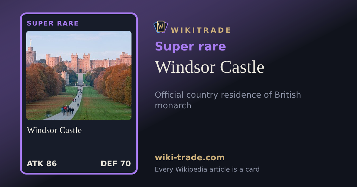 Windsor Castle — Super rare card