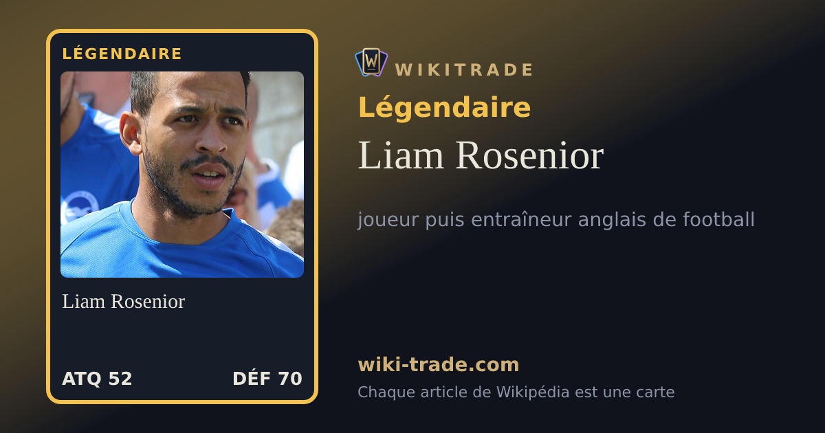 Liam Rosenior — carte Légendaire