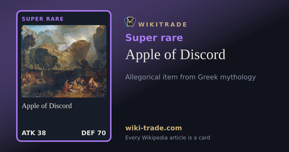 Apple of Discord — Super rare card
