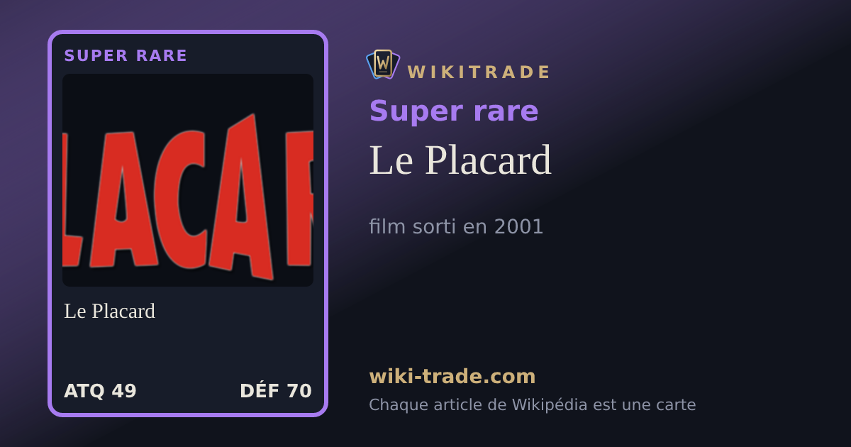 Le Placard — carte Super rare