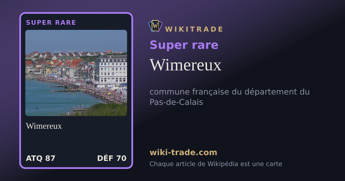 Wimereux — carte Super rare