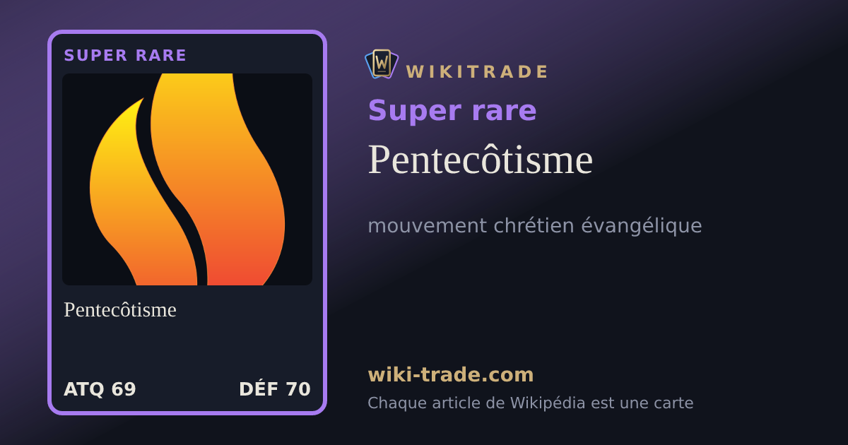 Pentecôtisme — carte Super rare