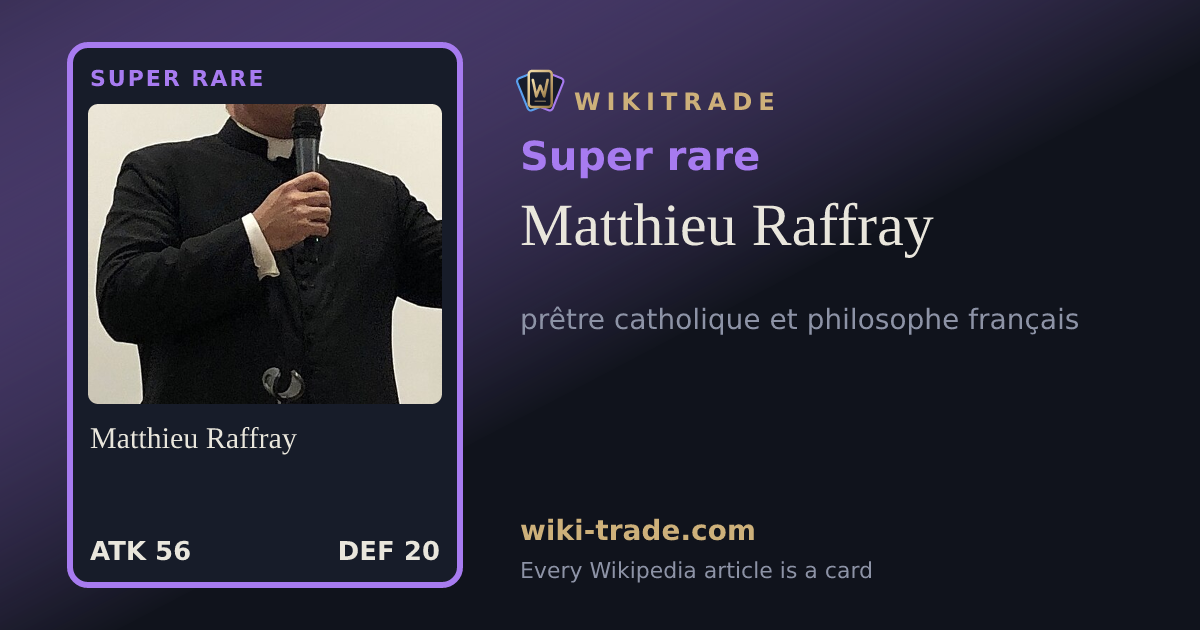 Matthieu Raffray — Super rare card
