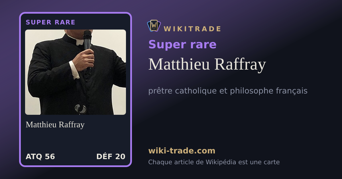 Matthieu Raffray — carte Super rare