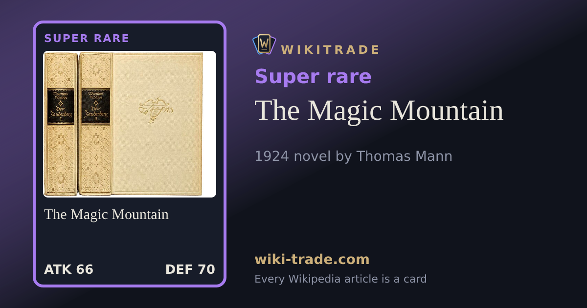 The Magic Mountain — Super rare card