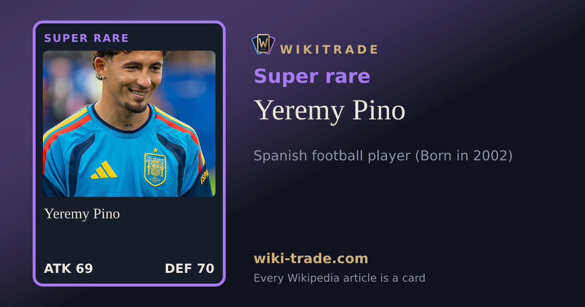 Yeremy Pino — Super rare card