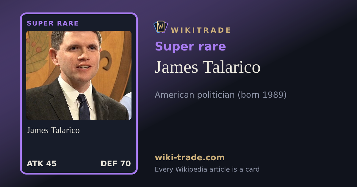 James Talarico — Super rare card