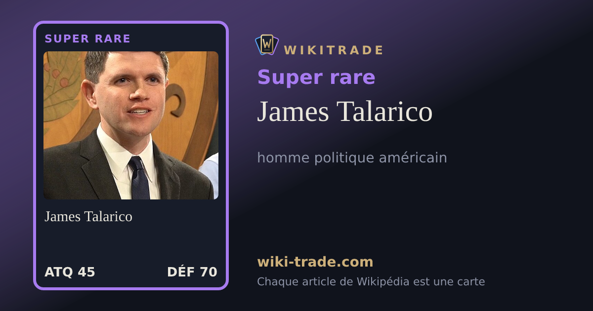 James Talarico — carte Super rare
