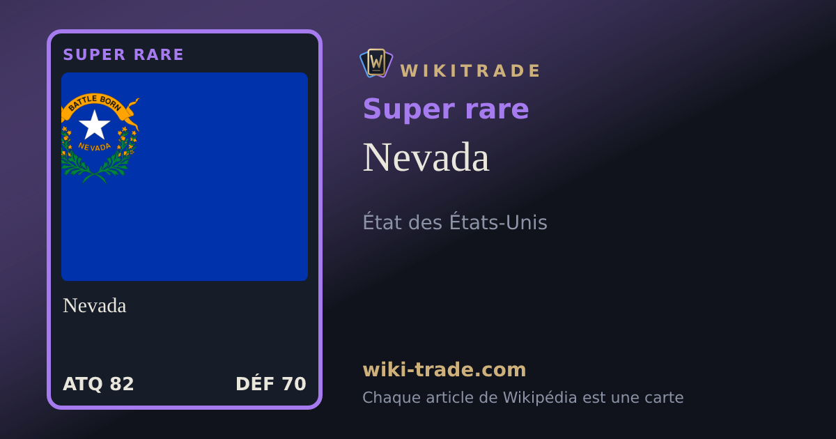 Nevada — carte Super rare
