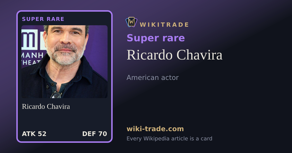 Ricardo Chavira — Super rare card