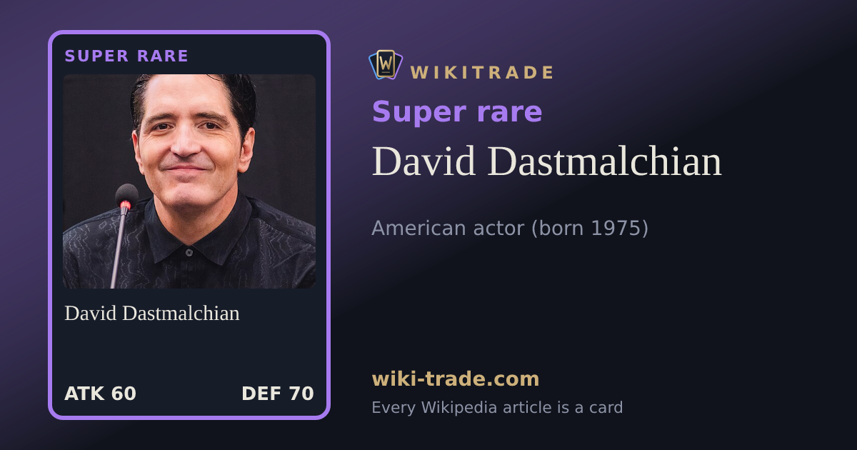 David Dastmalchian — Super rare card