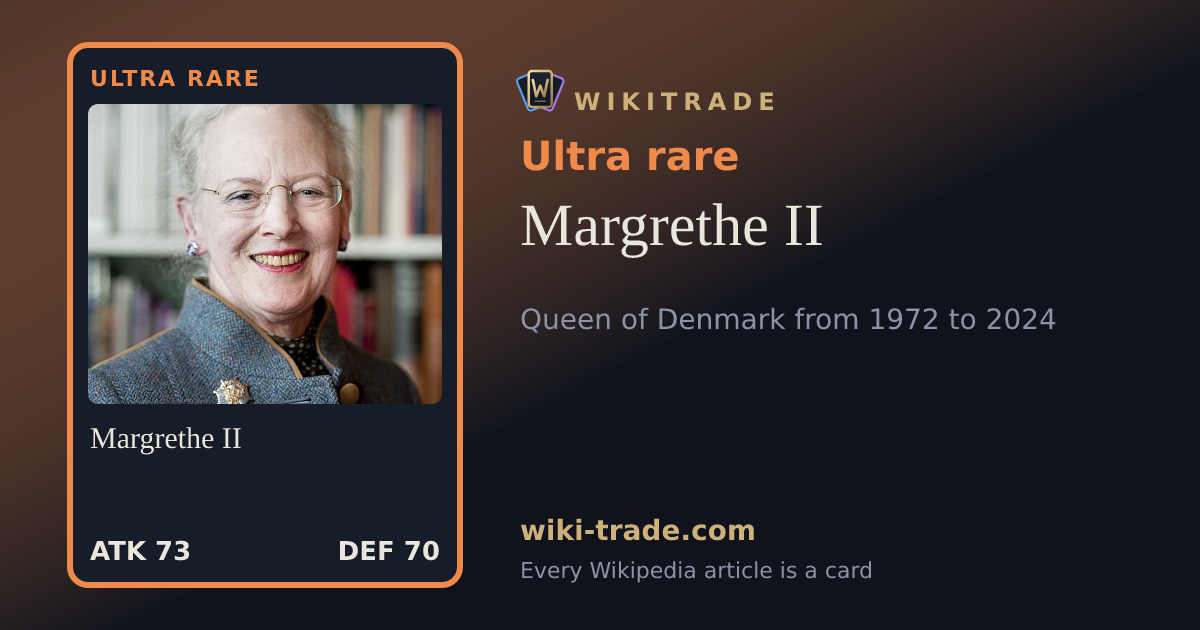 Margrethe II — Ultra rare card