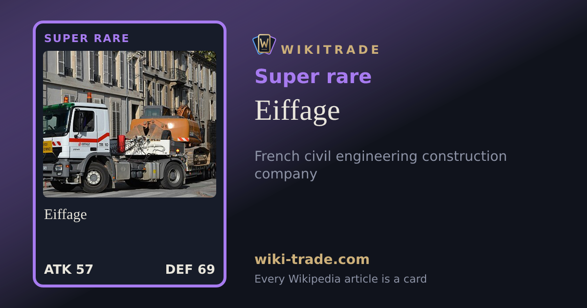 Eiffage — Super rare card