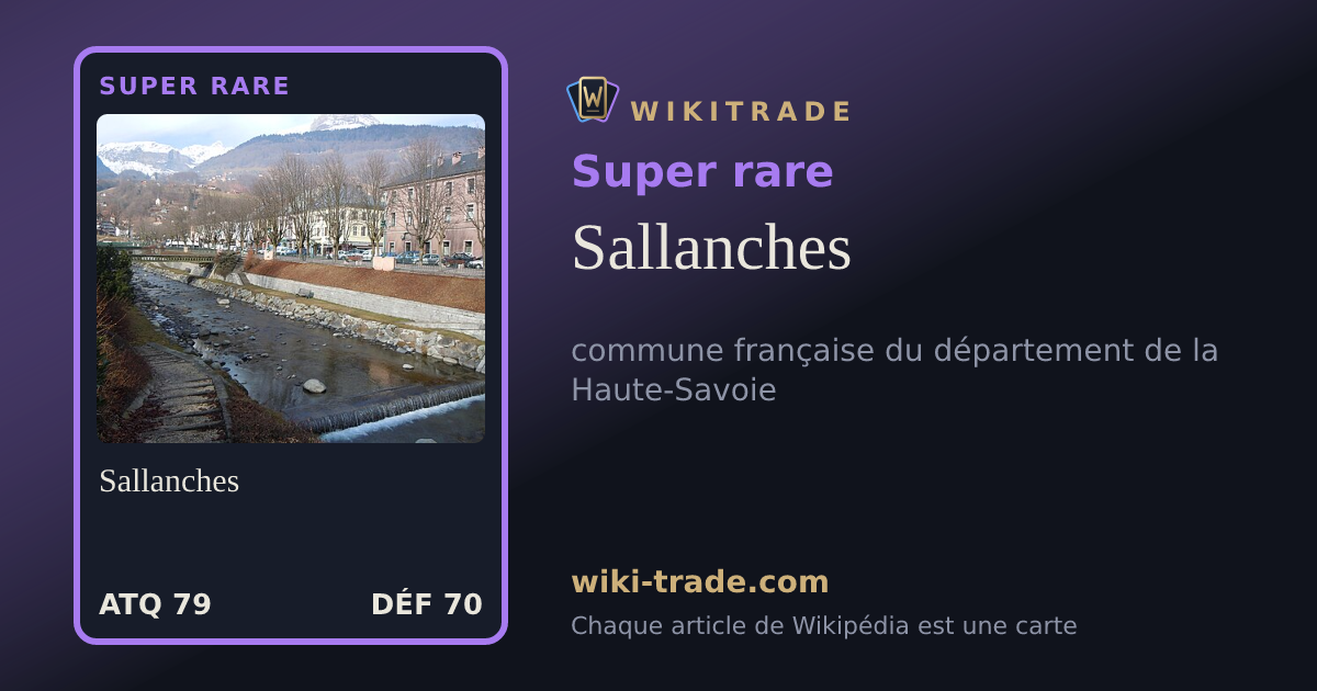 Sallanches — carte Super rare