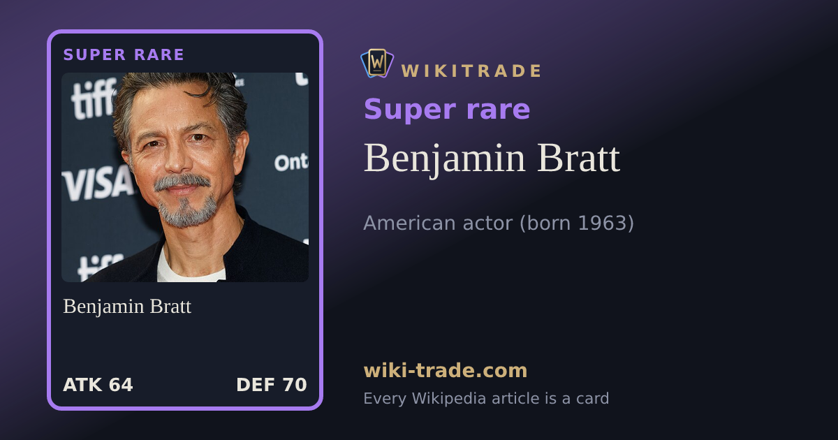 Benjamin Bratt — Super rare card