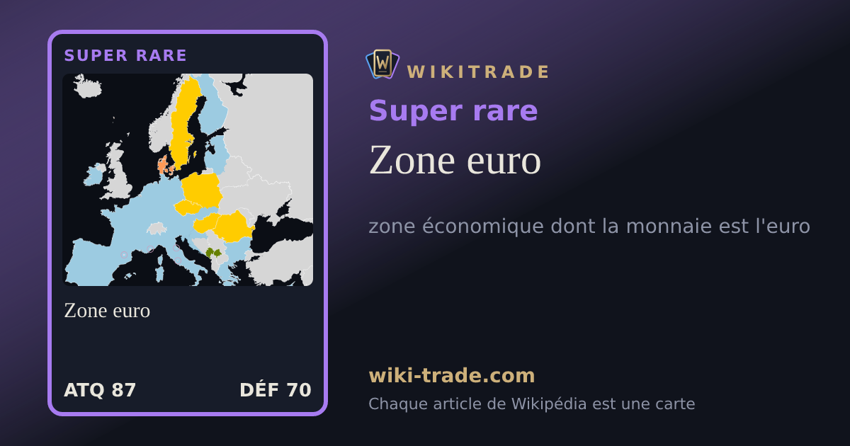 Zone euro — carte Super rare