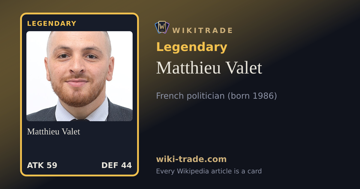 Matthieu Valet — Legendary card