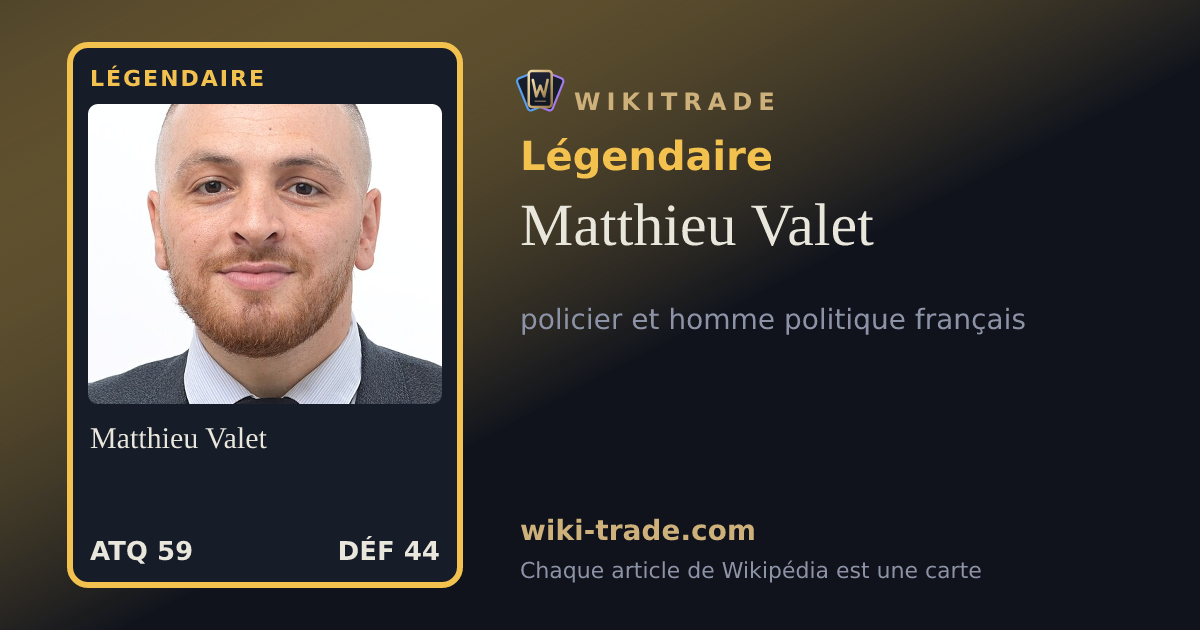 Matthieu Valet — carte Légendaire