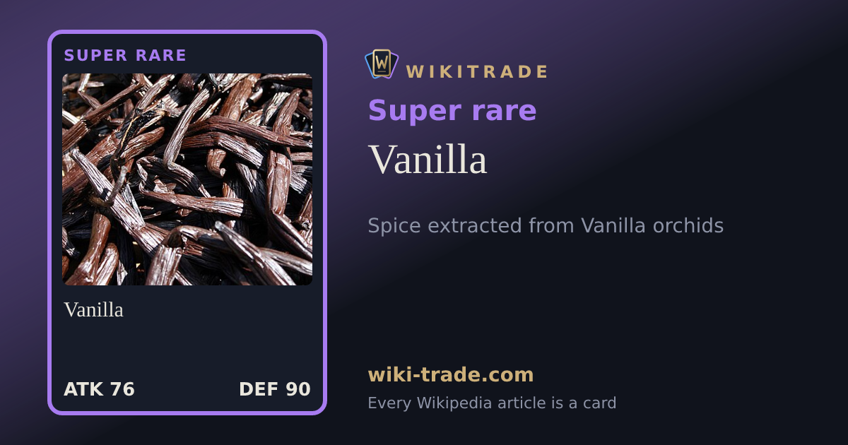 Vanilla — Super rare card