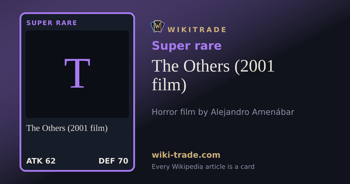 The Others (2001 film) — Super rare card