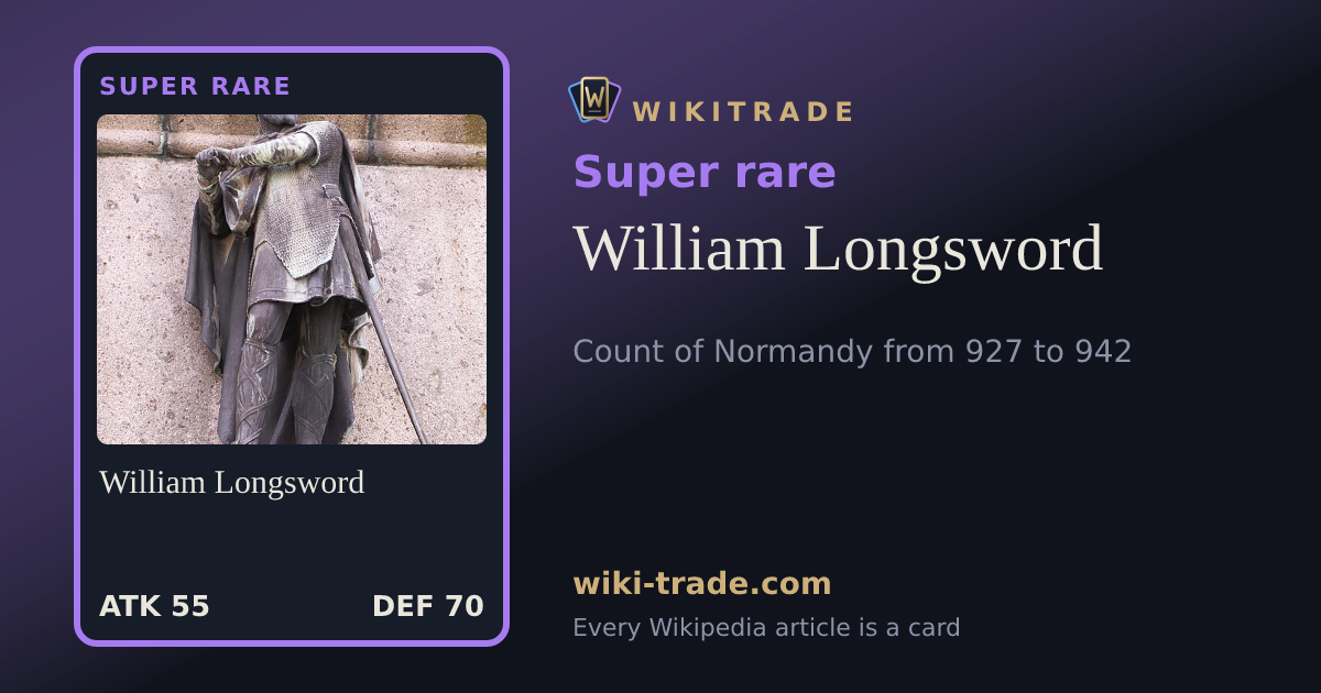 William Longsword — Super rare card