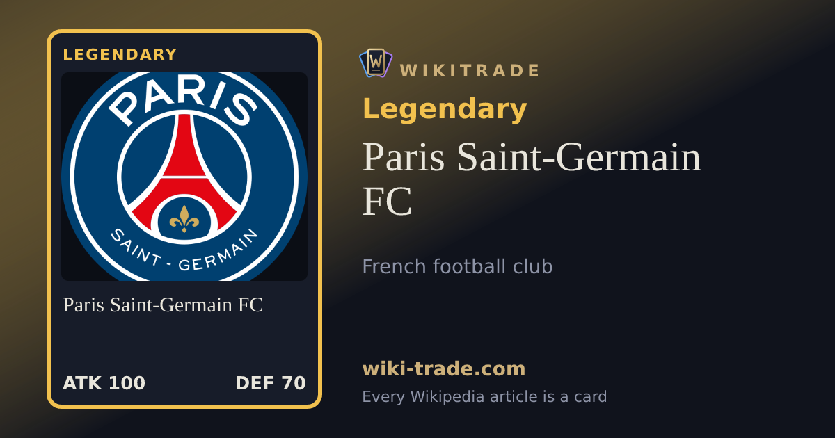 Paris Saint-Germain FC — Legendary card