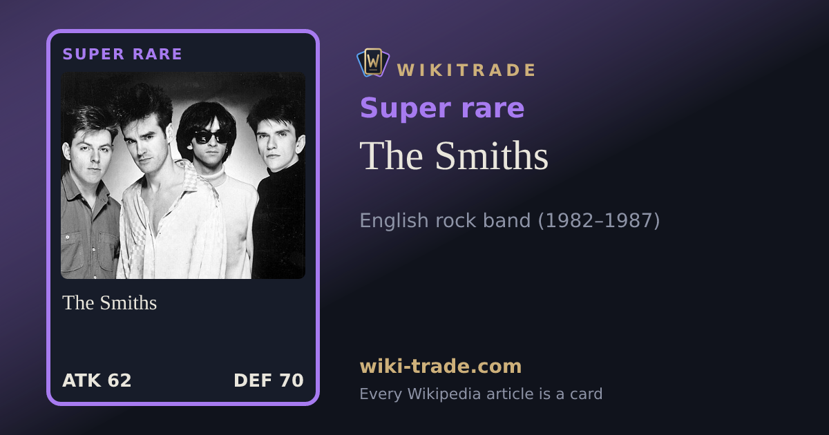 The Smiths — Super rare card