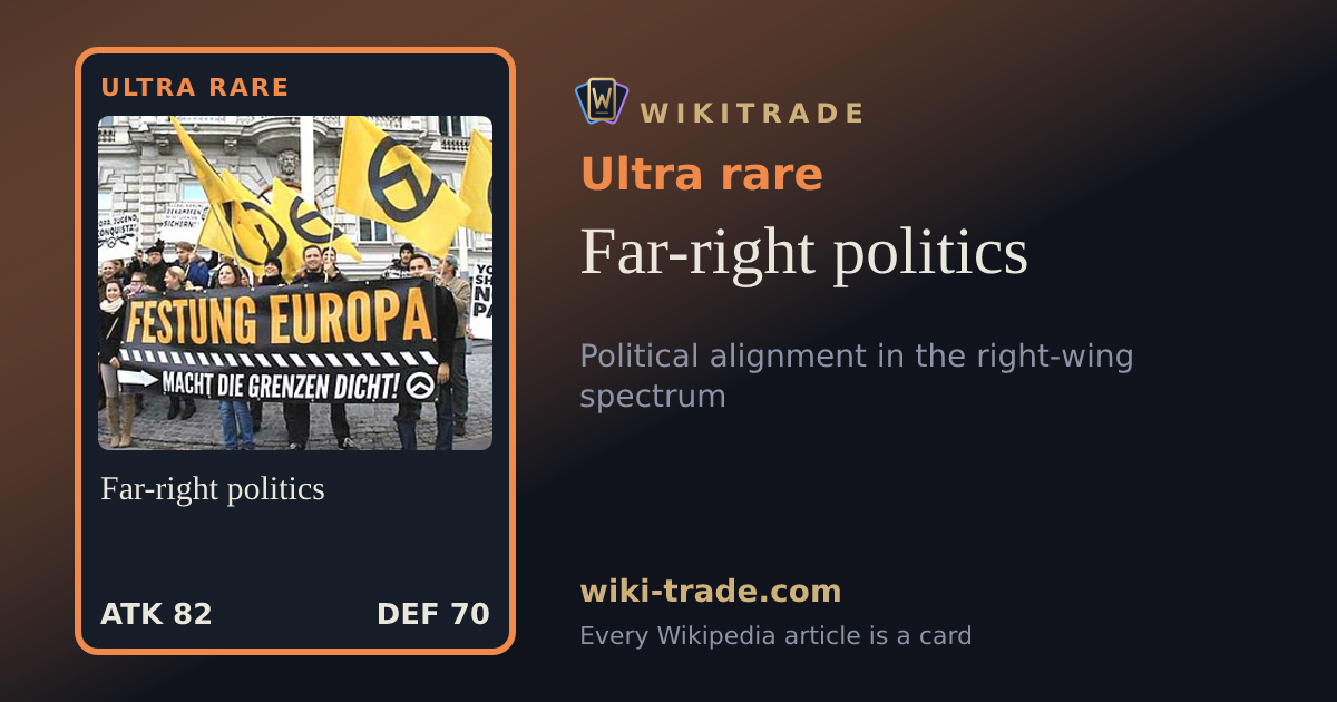 Far-right politics — Ultra rare card