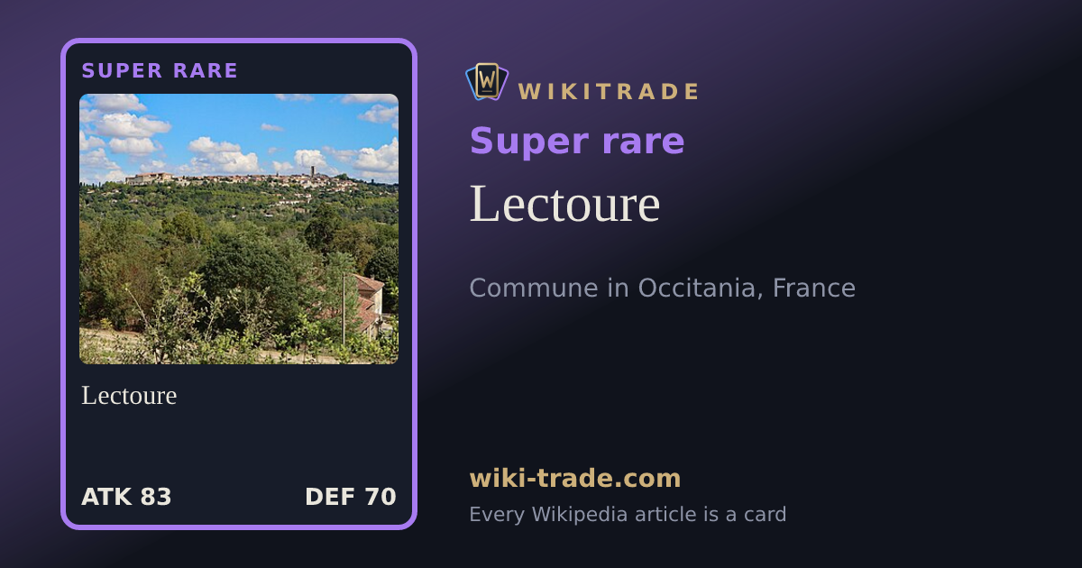 Lectoure — Super rare card