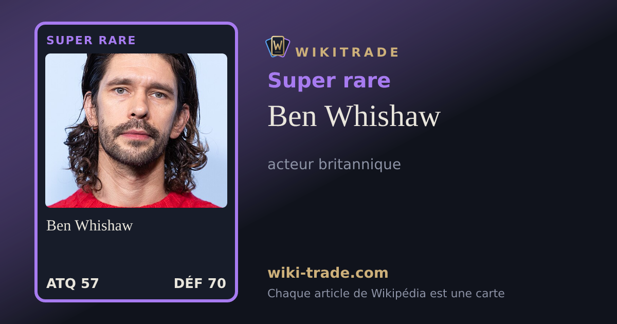 Ben Whishaw — carte Super rare
