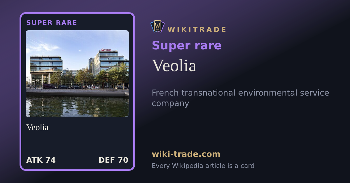 Veolia — Super rare card