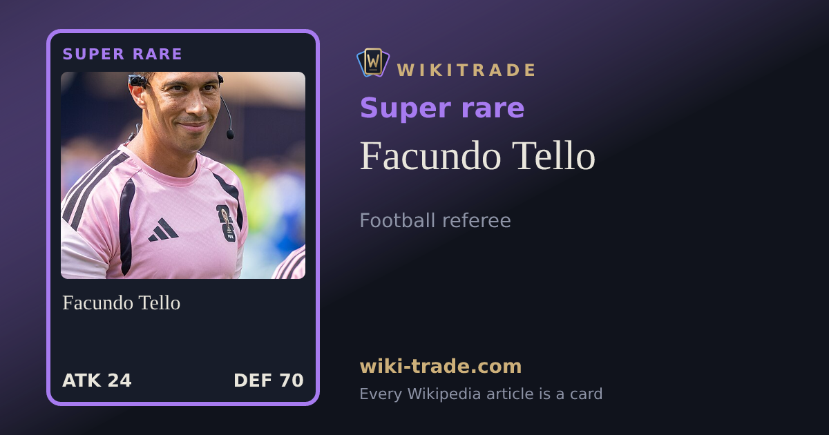 Facundo Tello — Super rare card