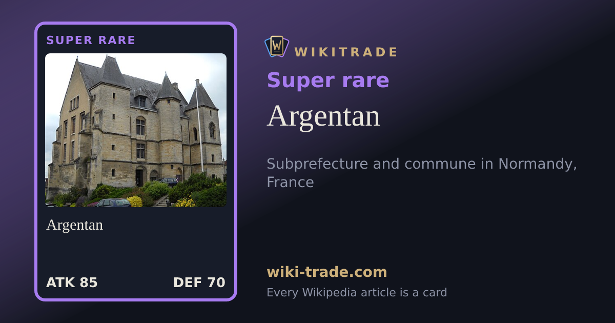 Argentan — Super rare card