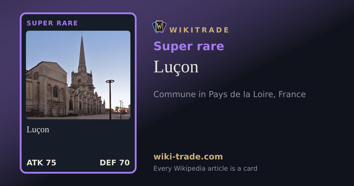 Luçon — Super rare card