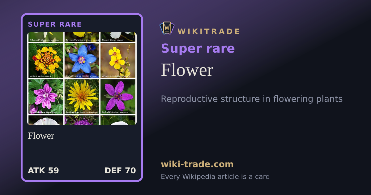 Flower — Super rare card