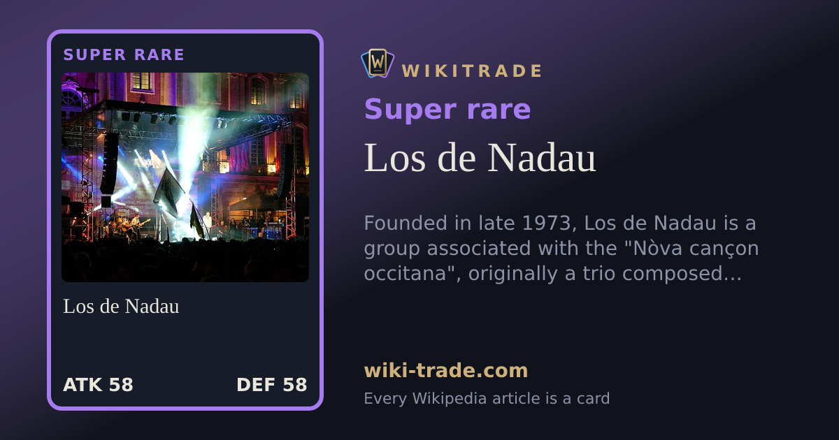 Los de Nadau — Super rare card