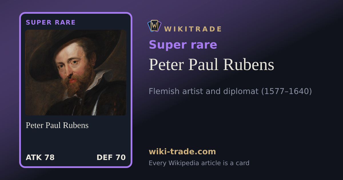 Peter Paul Rubens — Super rare card