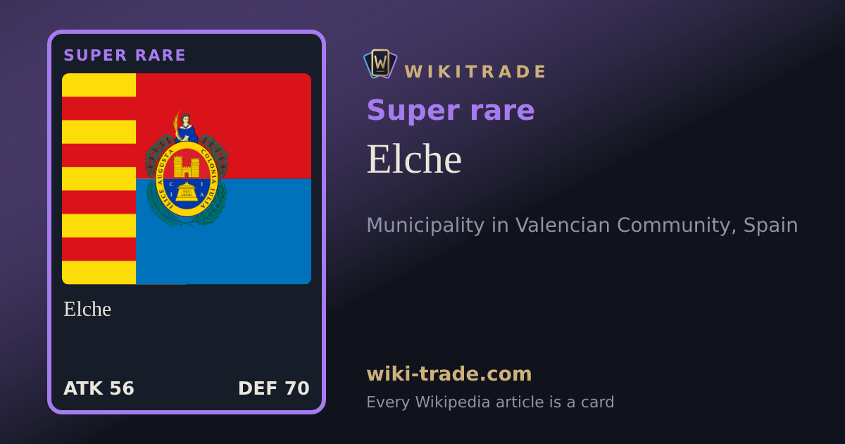 Elche — Super rare card