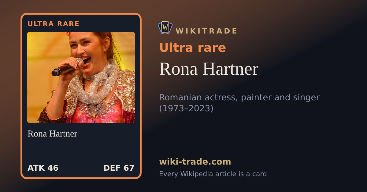 Rona Hartner — Ultra rare card