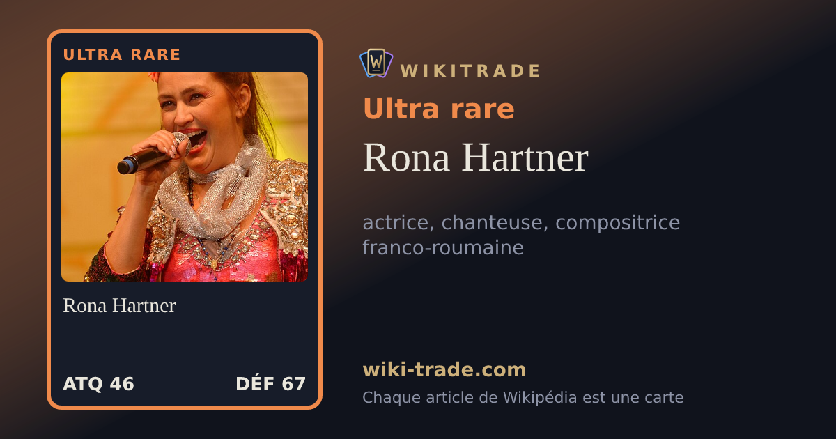 Rona Hartner — carte Ultra rare