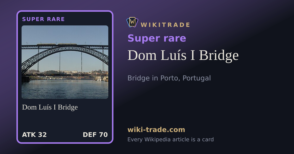 Dom Luís I Bridge — Super rare card