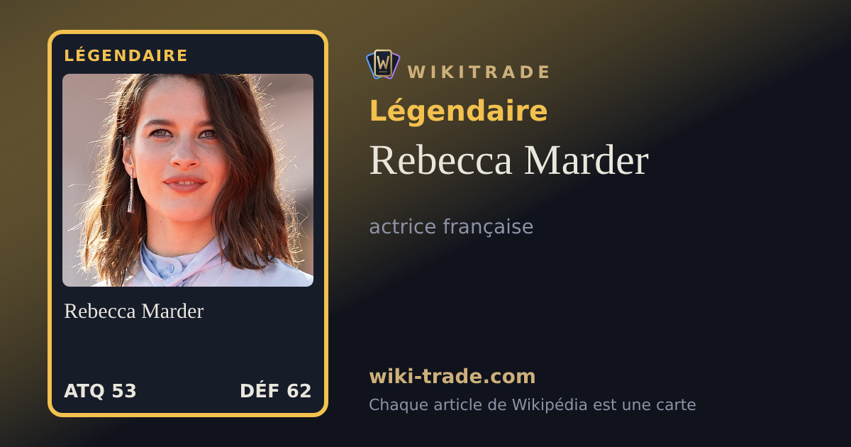 Rebecca Marder — carte Légendaire
